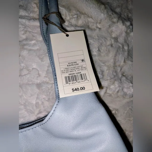 A New Day Hobo Pale Blue Handbag NWT - Picture 3 of 8